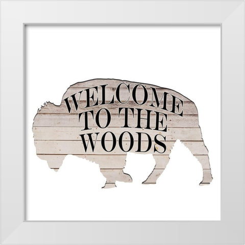 Sweet Cabin 5 White Modern Wood Framed Art Print by Kimberly, Allen