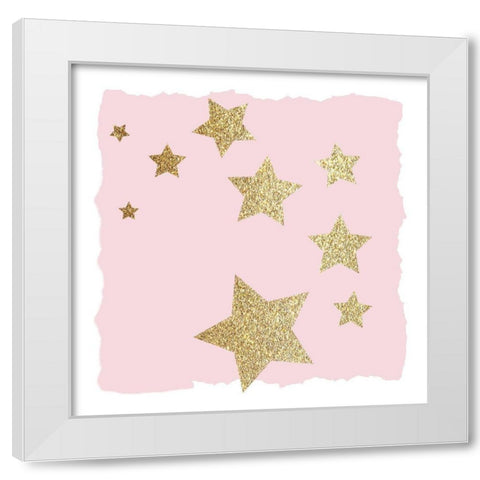 Twinkle Twinkle 2 V2 White Modern Wood Framed Art Print by Allen, Kimberly