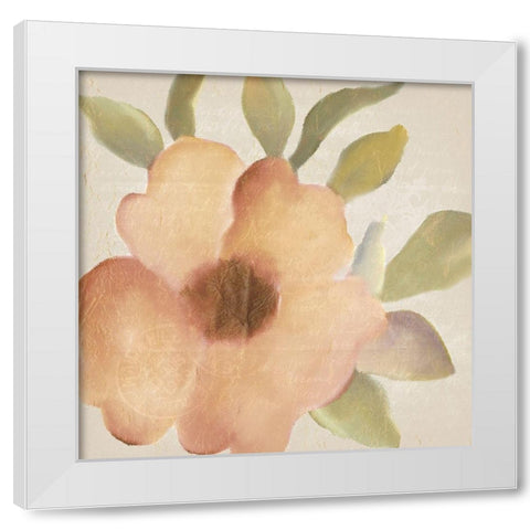 Fall Blooms 1 White Modern Wood Framed Art Print by Kimberly, Allen