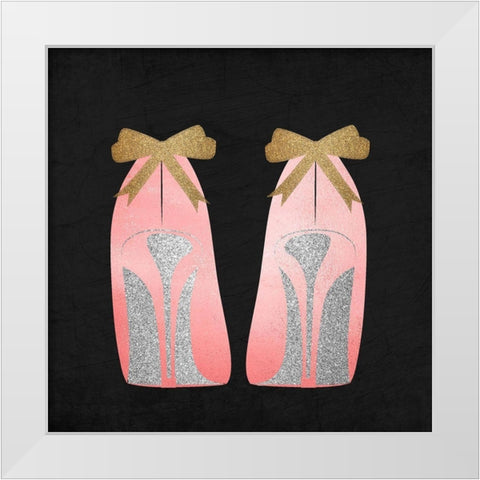 Glamour Time 3 White Modern Wood Framed Art Print by Kimberly, Allen