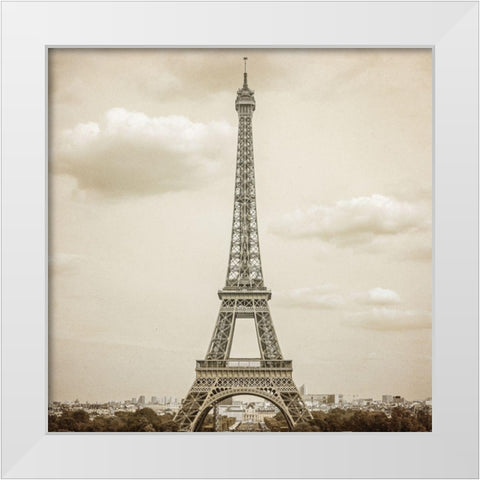 Streets of Paris 2 White Modern Wood Framed Art Print by Allen, Kimberly