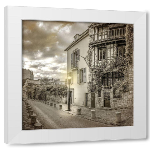 Streets of Paris 3 White Modern Wood Framed Art Print by Allen, Kimberly