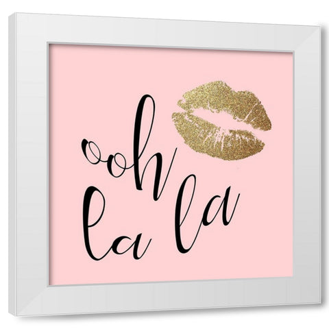 Mon Amour 4 White Modern Wood Framed Art Print by Allen, Kimberly