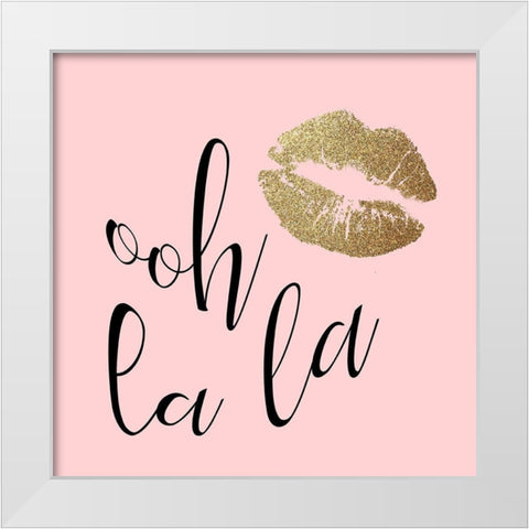 Mon Amour 4 White Modern Wood Framed Art Print by Allen, Kimberly