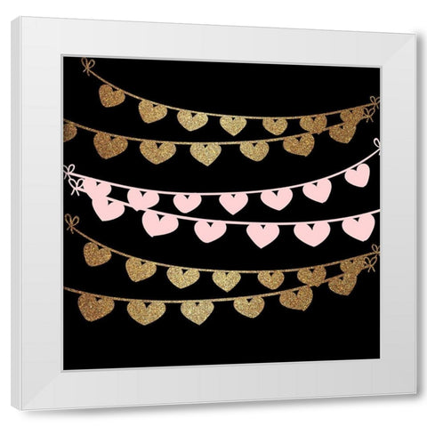 Mon Amour 5 White Modern Wood Framed Art Print by Allen, Kimberly