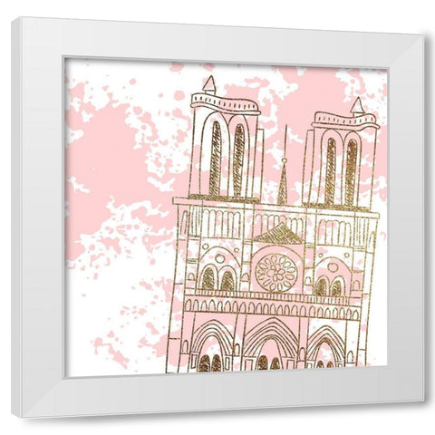 Mon Amour 6 White Modern Wood Framed Art Print by Allen, Kimberly