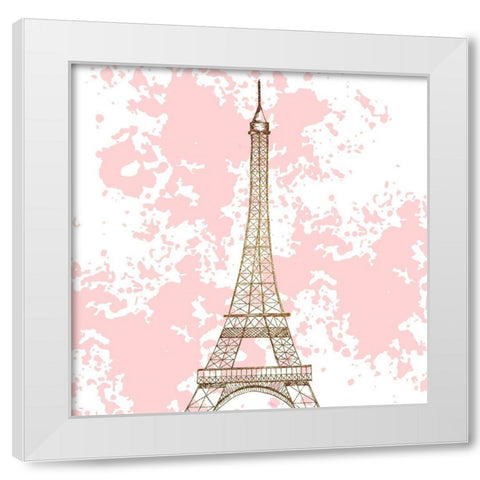 Mon Amour 1 v2 White Modern Wood Framed Art Print by Allen, Kimberly