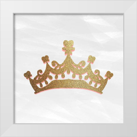 Princess Rules 2 White Modern Wood Framed Art Print by Allen, Kimberly