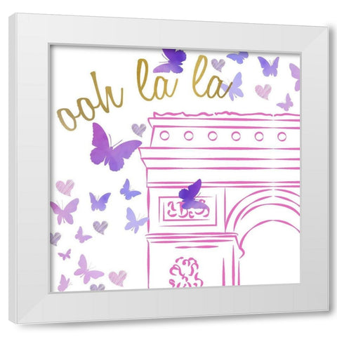 Take Me to 2 White Modern Wood Framed Art Print by Allen, Kimberly