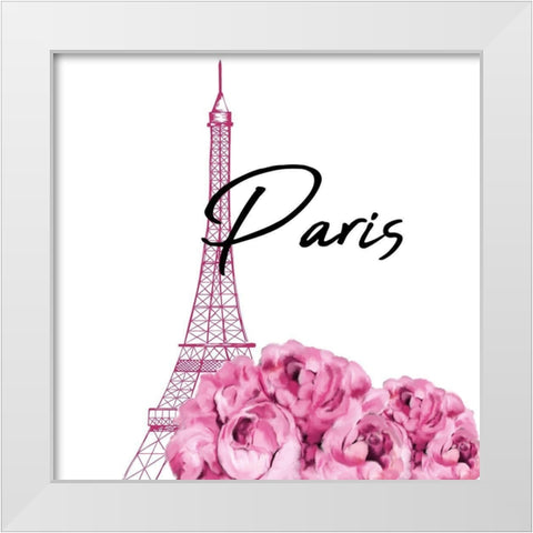 Perfume Paris 1 White Modern Wood Framed Art Print by Allen, Kimberly