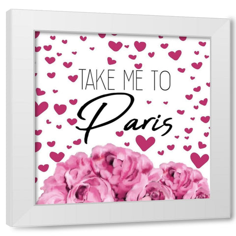 Perfume Paris 3 White Modern Wood Framed Art Print by Allen, Kimberly