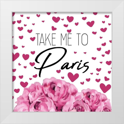Perfume Paris 3 White Modern Wood Framed Art Print by Allen, Kimberly