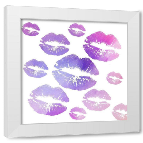 Love 3 White Modern Wood Framed Art Print by Allen, Kimberly