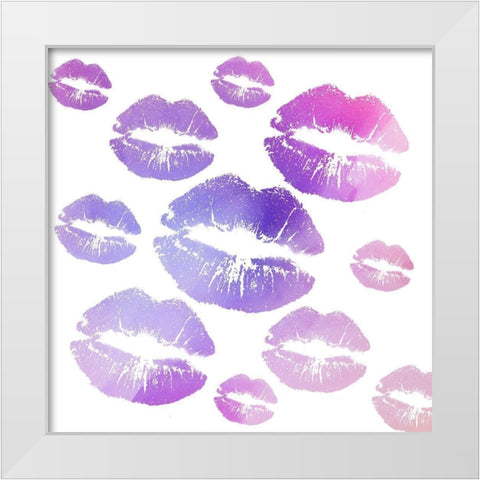 Love 3 White Modern Wood Framed Art Print by Allen, Kimberly