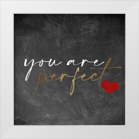 Love Always 3 White Modern Wood Framed Art Print by Allen, Kimberly