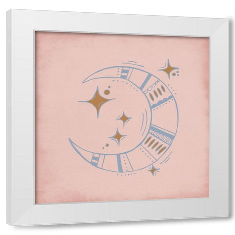 Sun and Moon 2 White Modern Wood Framed Art Print by Allen, Kimberly