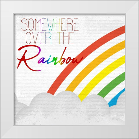 Dreams Come True 1 White Modern Wood Framed Art Print by Allen, Kimberly