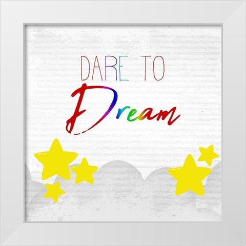 Dreams Come True 2 White Modern Wood Framed Art Print by Allen, Kimberly