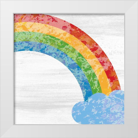 Somewhere 3 White Modern Wood Framed Art Print by Allen, Kimberly