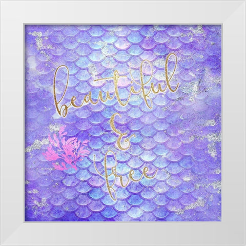 Like the Sea A White Modern Wood Framed Art Print by Allen, Kimberly