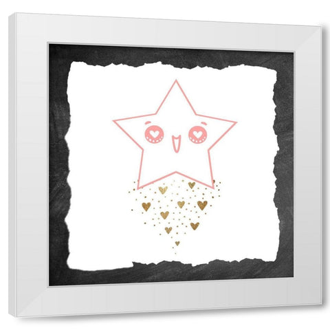 Twinkle 2 White Modern Wood Framed Art Print by Allen, Kimberly