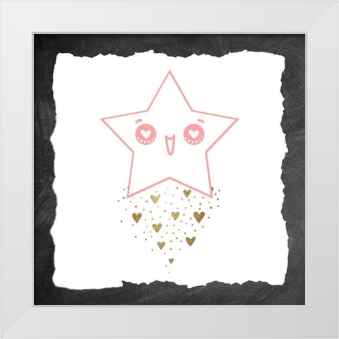 Twinkle 2 White Modern Wood Framed Art Print by Allen, Kimberly