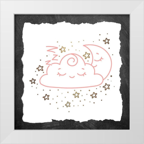 Twinkle 3 White Modern Wood Framed Art Print by Allen, Kimberly