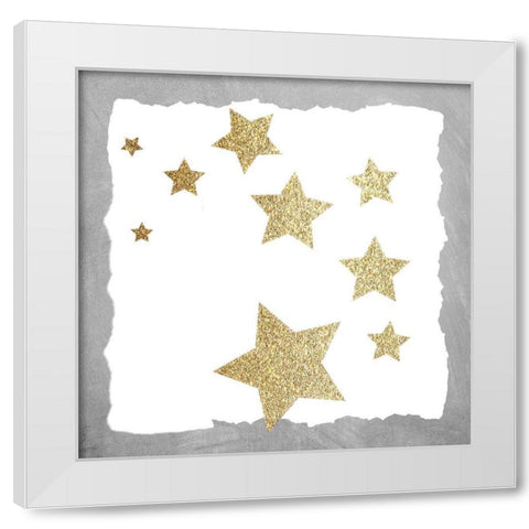 Twinkle Twinkle 2 White Modern Wood Framed Art Print by Allen, Kimberly