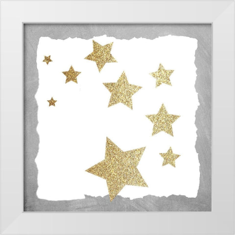 Twinkle Twinkle 2 White Modern Wood Framed Art Print by Allen, Kimberly