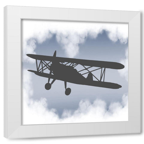 Up Up 3 White Modern Wood Framed Art Print by Allen, Kimberly