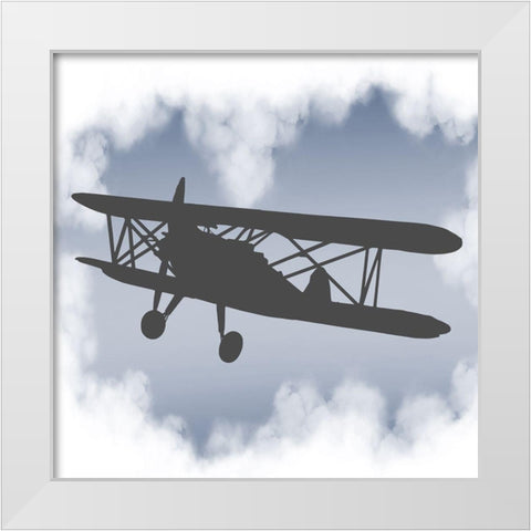 Up Up 3 White Modern Wood Framed Art Print by Allen, Kimberly