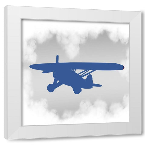 Up Up 5 White Modern Wood Framed Art Print by Allen, Kimberly