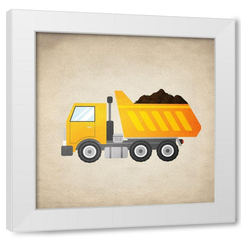 Little Boys 2 White Modern Wood Framed Art Print by Allen, Kimberly