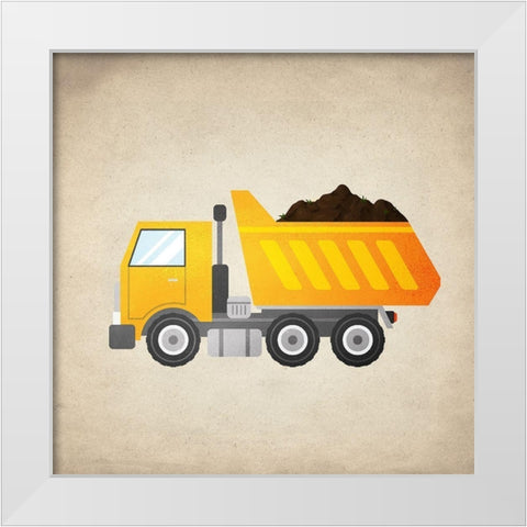 Little Boys 2 White Modern Wood Framed Art Print by Allen, Kimberly