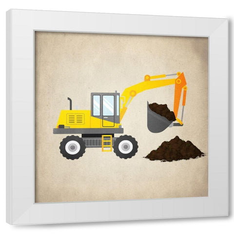 Little Boys 3 White Modern Wood Framed Art Print by Allen, Kimberly