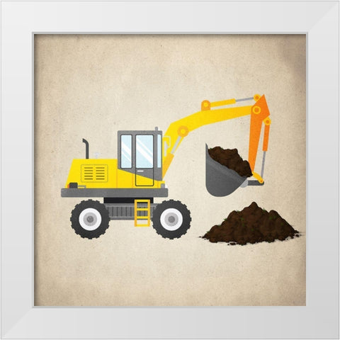 Little Boys 3 White Modern Wood Framed Art Print by Allen, Kimberly