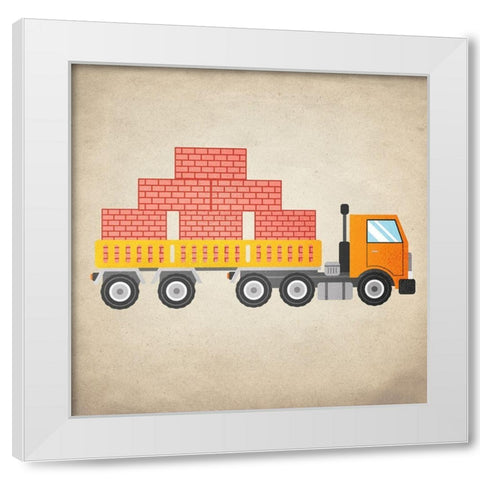 Little Boys 4 White Modern Wood Framed Art Print by Allen, Kimberly