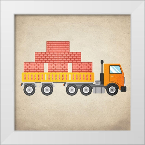 Little Boys 4 White Modern Wood Framed Art Print by Allen, Kimberly