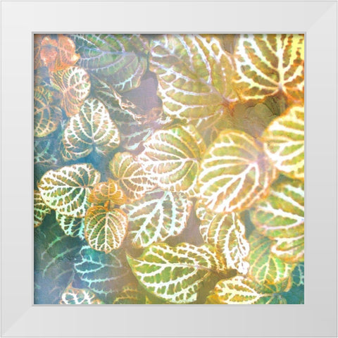 Jungle Leaves 2 White Modern Wood Framed Art Print by Allen, Kimberly