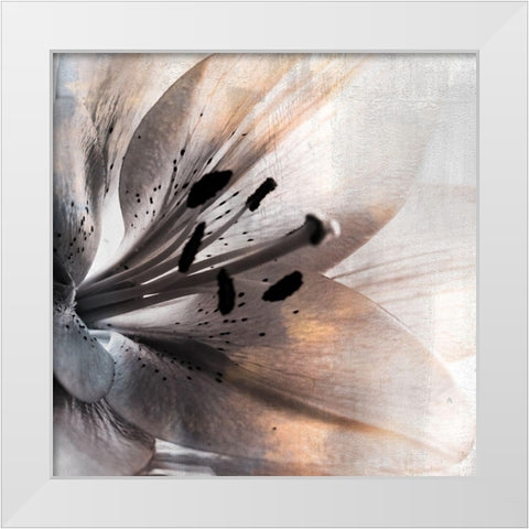 Golden Lights 1 White Modern Wood Framed Art Print by Allen, Kimberly