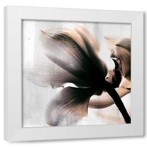 Golden Lights 3 White Modern Wood Framed Art Print by Allen, Kimberly