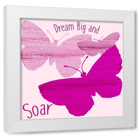 Soar 1 White Modern Wood Framed Art Print by Allen, Kimberly