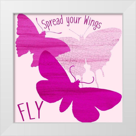 Soar 2 White Modern Wood Framed Art Print by Allen, Kimberly