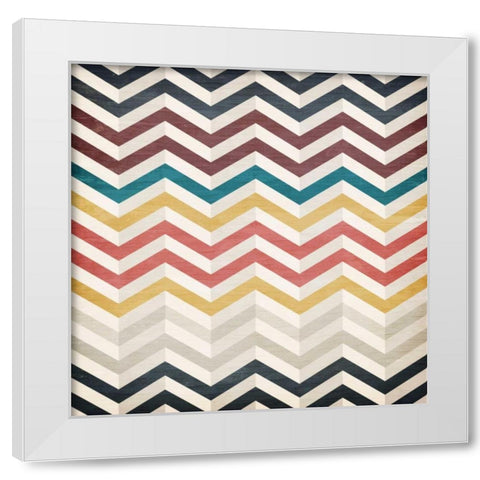Dimensions 1 White Modern Wood Framed Art Print by Allen, Kimberly