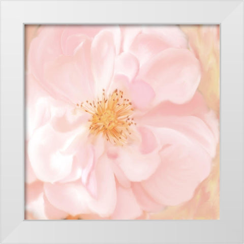 Pretty Pink White Modern Wood Framed Art Print by Allen, Kimberly