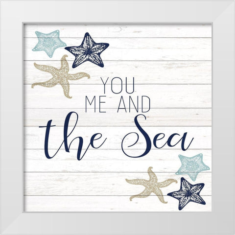 The Sea 1 White Modern Wood Framed Art Print by Allen, Kimberly