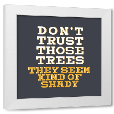 Dad Joke 1 White Modern Wood Framed Art Print by Allen, Kimberly