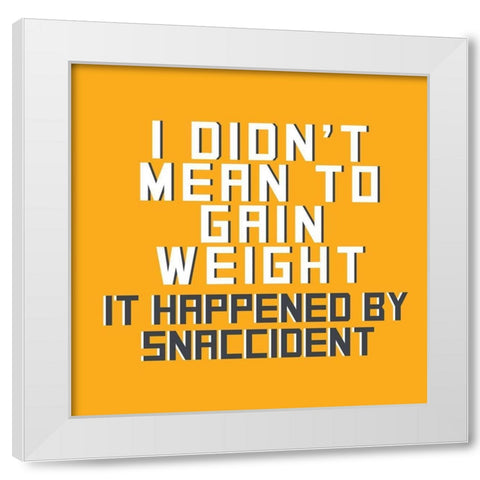 Dad Joke 2 White Modern Wood Framed Art Print by Allen, Kimberly