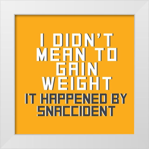 Dad Joke 2 White Modern Wood Framed Art Print by Allen, Kimberly