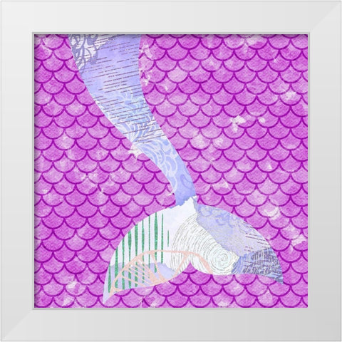 As Big as the Ocean 2 White Modern Wood Framed Art Print by Allen, Kimberly